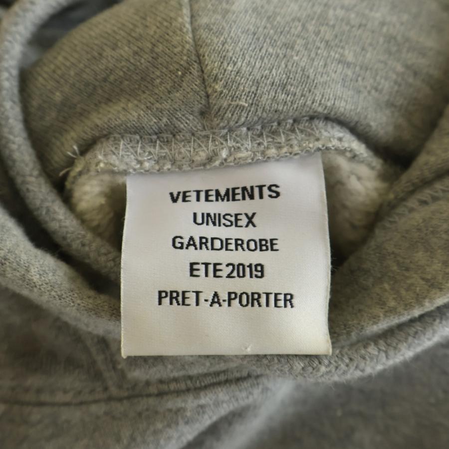 VETEMENTS（ヴェトモン） 19SS CARTOON HOODIE USS197010 カートゥーン