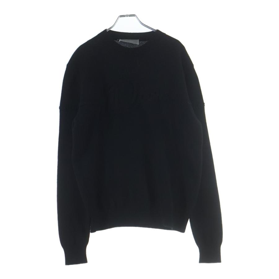 DIOR ディオール Ribbon Wool Knit Sweater リボン クルーネックウール 