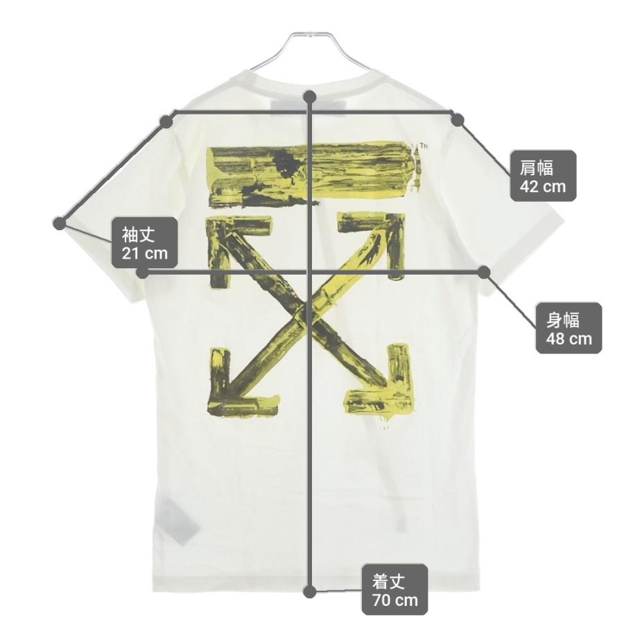 OFF-WHITE オフホワイト 19AW Acrylic Diagonal Arrow T-Shirt
