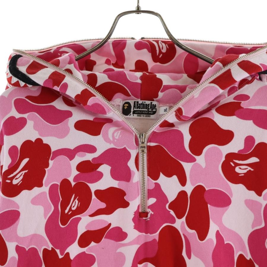 A BATHING APE（アベイシングエイプ） ABC Camo Shark Half Zip Hoodie