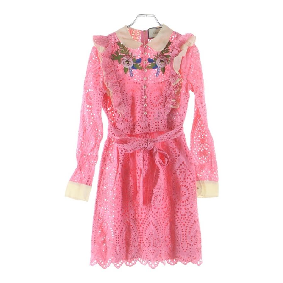 GUCCI（グッチ） Silk One Peace パールボダン シルク レース