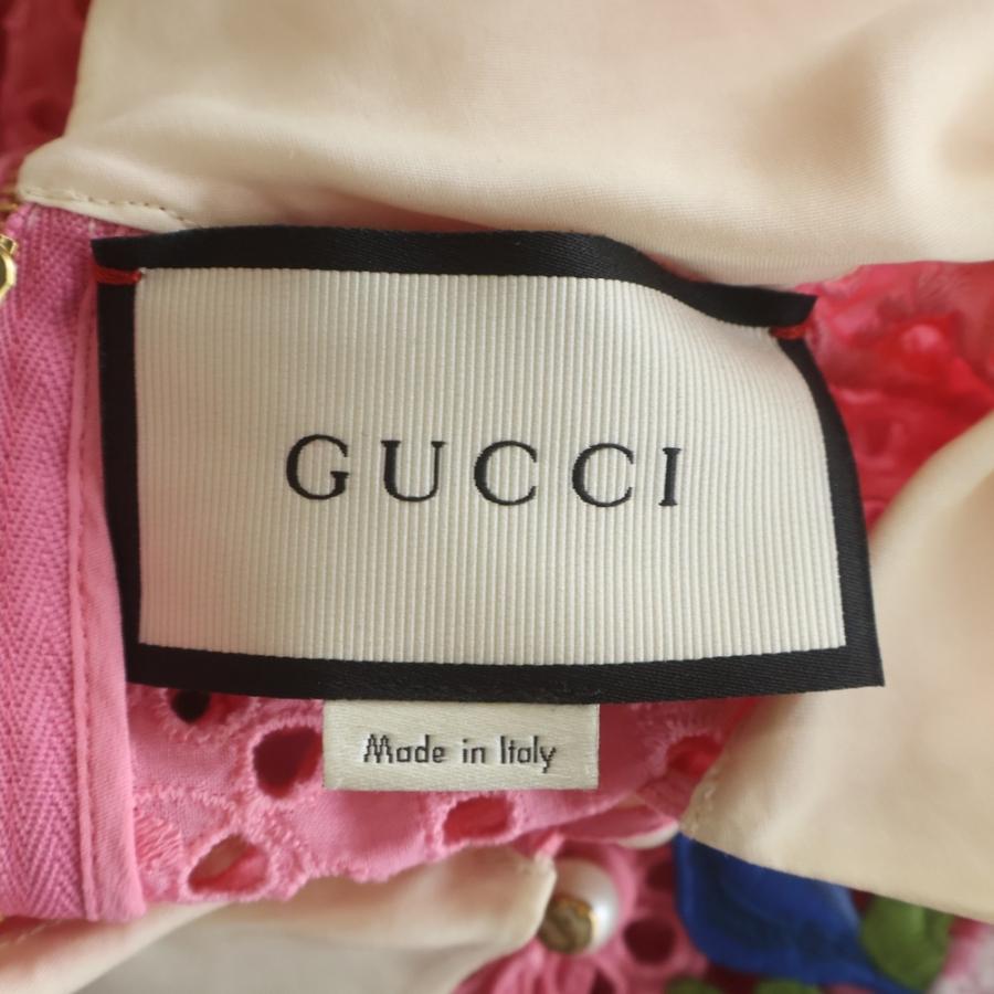 GUCCI（グッチ） Silk One Peace パールボダン シルク レース