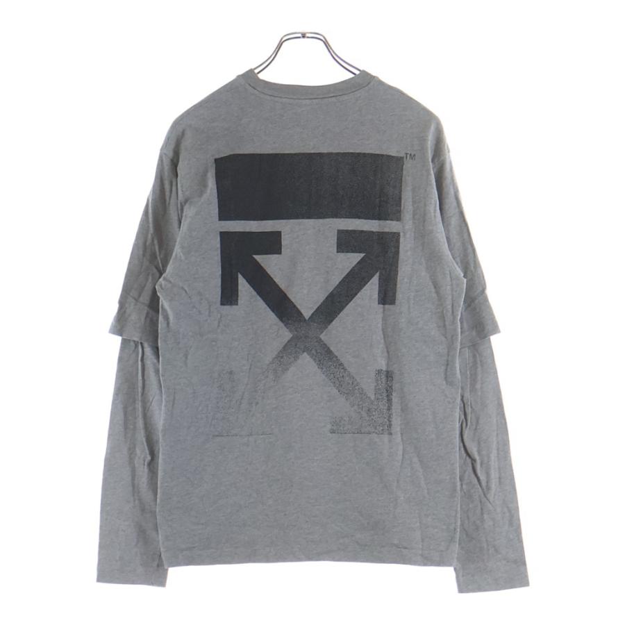 OFF-WHITE オフホワイト 21AW Degrade Arrow Double Sleeve L/S Shirt 