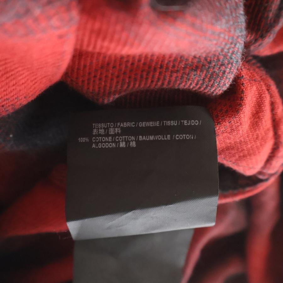 BALENCIAGA（バレンシアガ） Check Shirt バックロゴプリント 長袖
