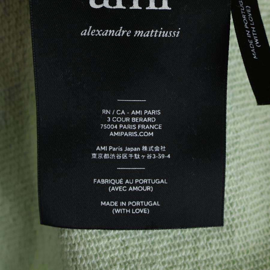 【QR確認済正規品】アミアレクサンドルマテュッシ ハート刺繍ロゴ パーカー M AMI Alexandre Mattiussi アミアレクサンドルマテュッシ Hoodie ロゴ