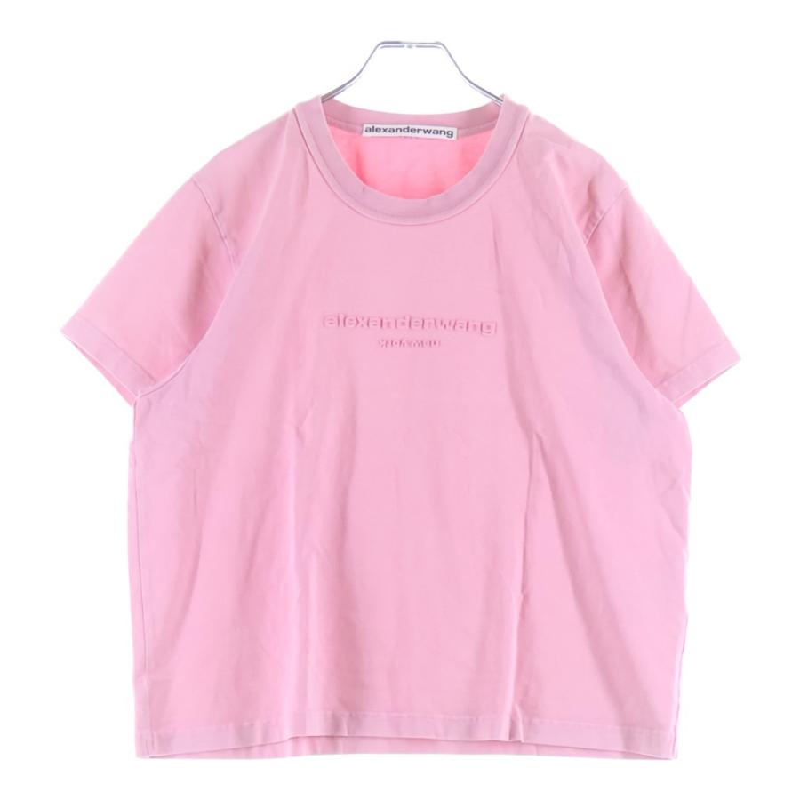 alexanderwang（アレキサンダー・ワン） Cropped T-Shirt エンボスロゴ