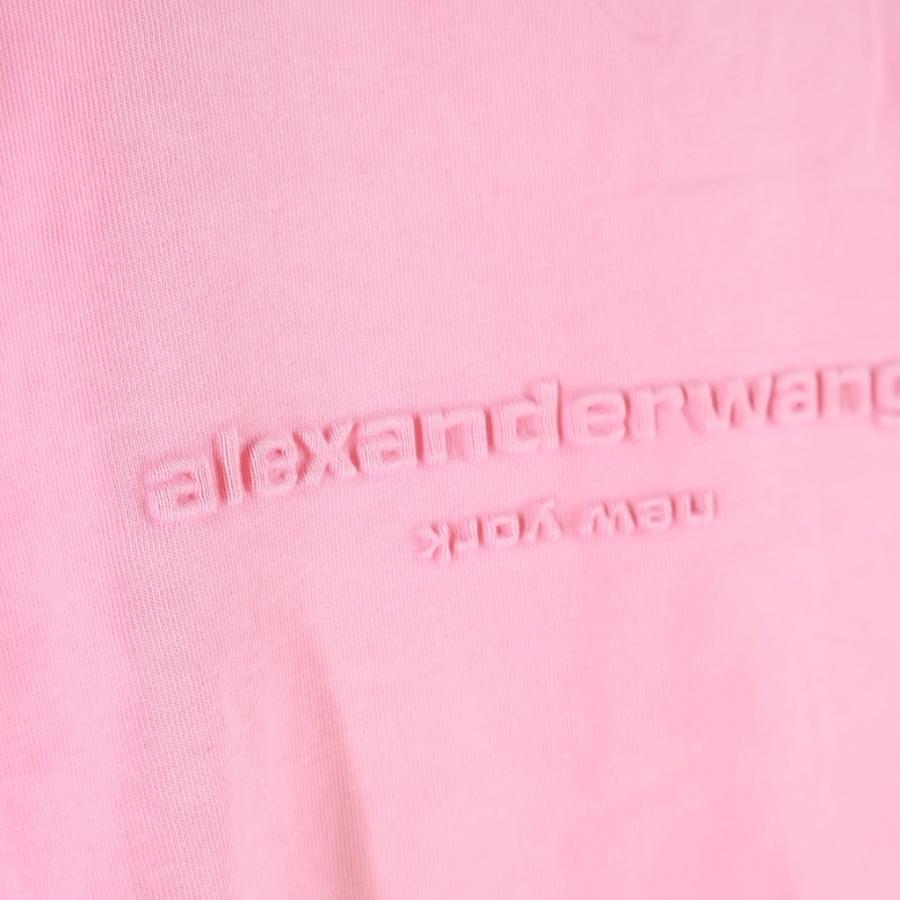 alexanderwang（アレキサンダー・ワン） Cropped T-Shirt エンボスロゴ