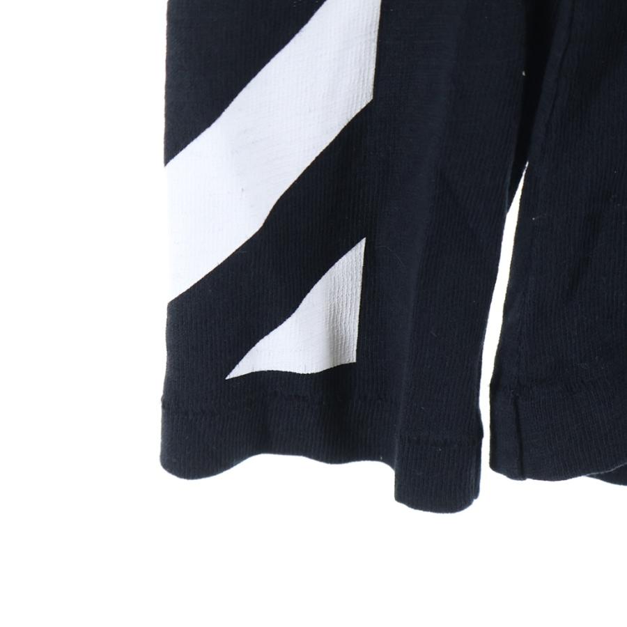 OFF-WHITE オフホワイト 15AW L/S T-Shirt ロゴプリント 長袖Tシャツ