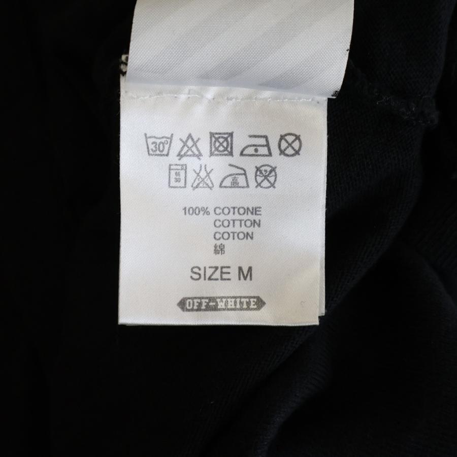 OFF-WHITE オフホワイト 15AW L/S T-Shirt ロゴプリント 長袖Tシャツ