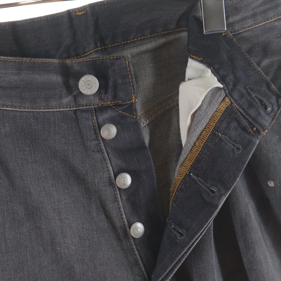 Acne Studios アクネ ストゥディオズ 23AW FN Black Trafalgar Jeans A00514 ペイント加工 デニムパンツ ジーンズ ブラック 36の画像