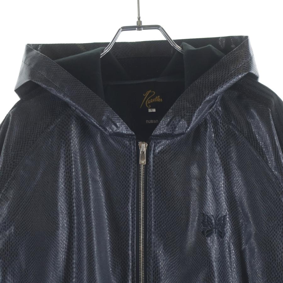 Needles（ニードルス） 24SS ×NUBIAN TRACK HOODIE SYNCETIC LEATHER