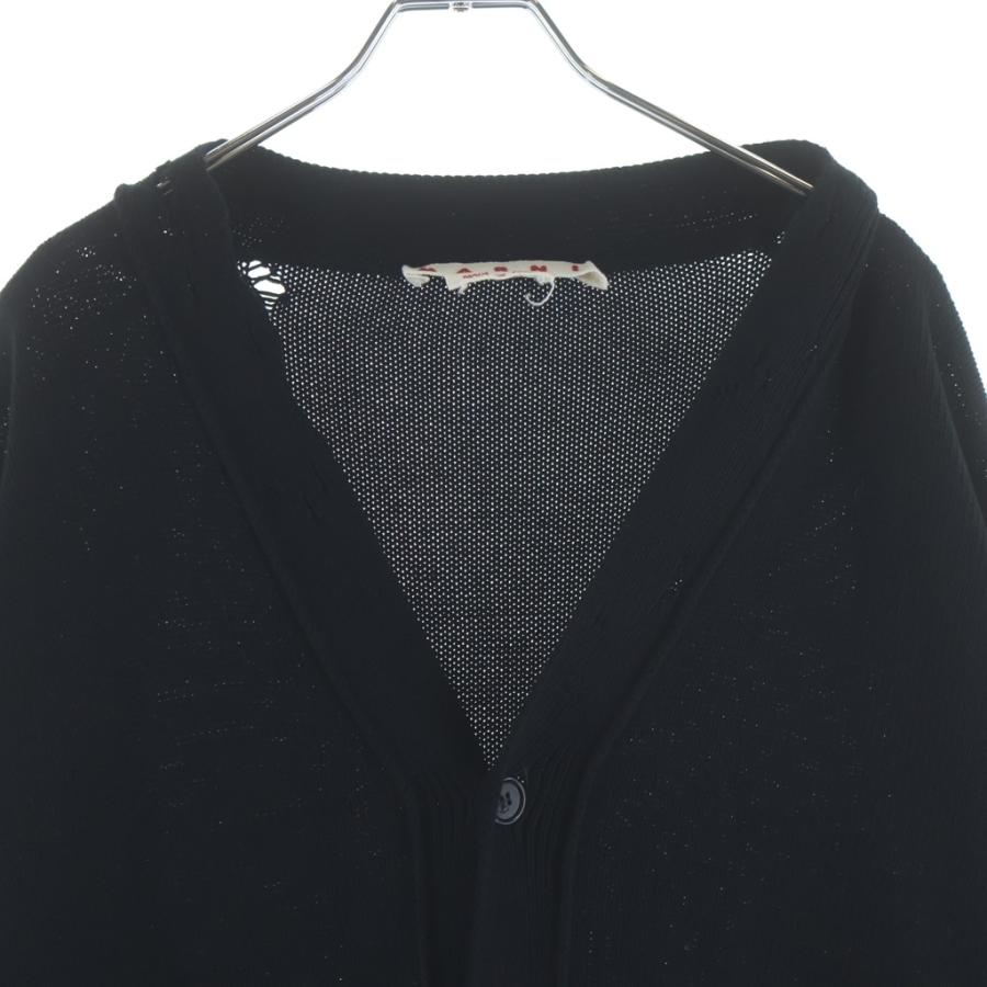 MARNI（マルニ） 25SS ダメージ加工 Vネックコットンカーディガン