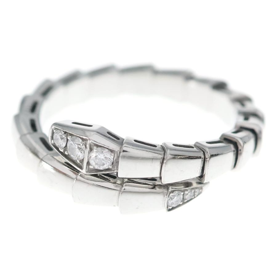 BVLGARI ブルガリ 18K セルペンティ ヴァイパー ダイヤモンド リング ホワイトゴールド 360470 BVLGARI（ブルガリ） 18K セルペンティ ヴァイパー ダイヤモンド