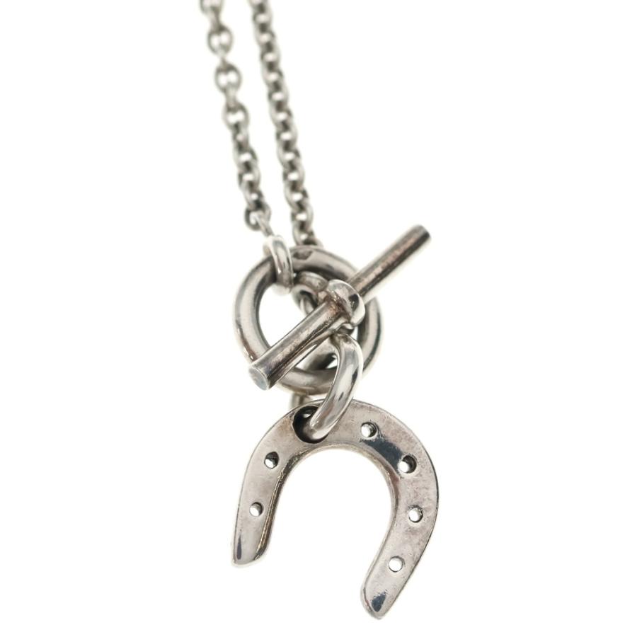 HERMES エルメス ネックレス アミュレット ホースシュー HERMES（エルメス） ホースシュー アミュレット ネックレス シルバー