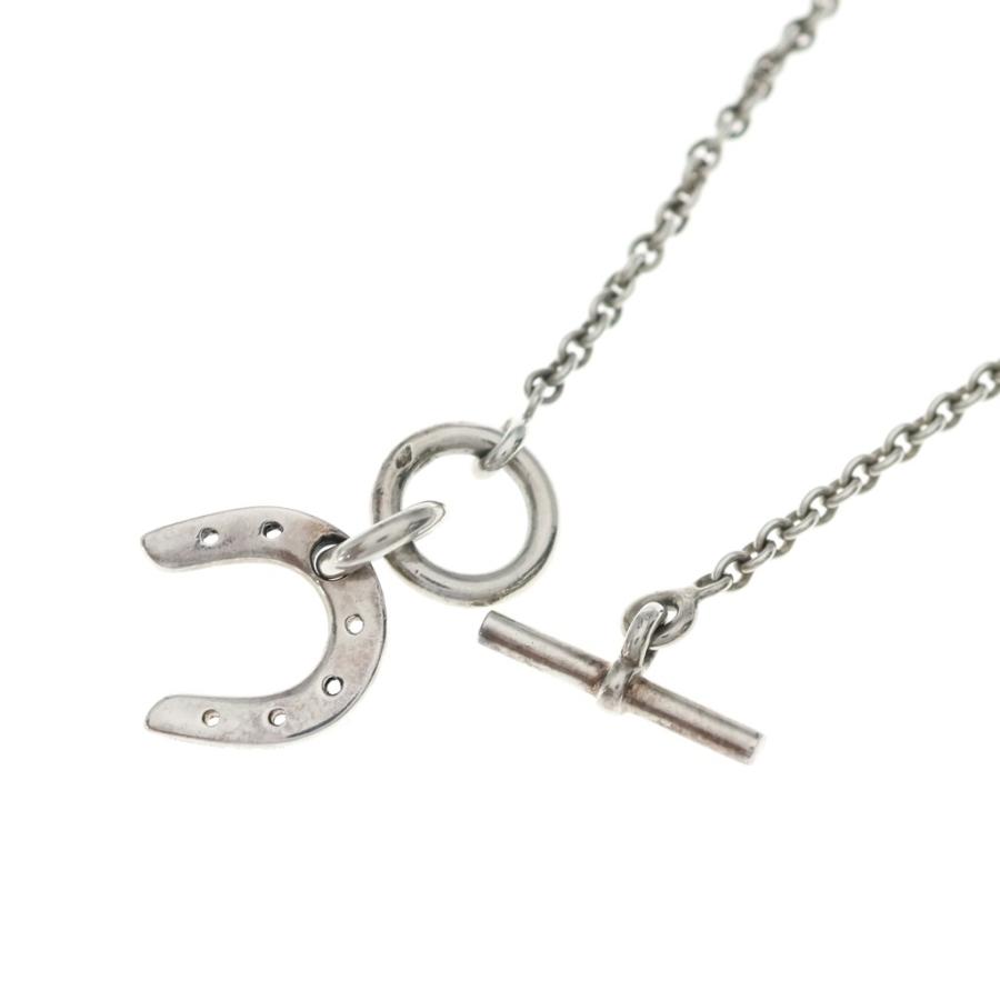 HERMES（エルメス） ホースシュー アミュレット ネックレス シルバー