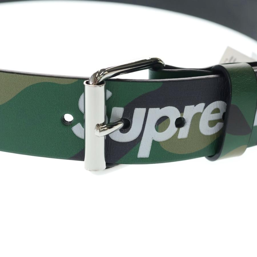 Supreme（シュプリーム） 24SS Repeat Leather Belt Woodland Camo