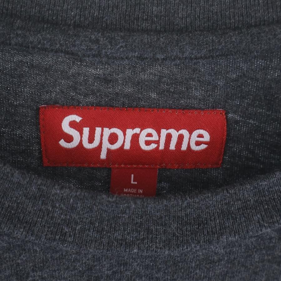 Supreme（シュプリーム） 24AW Small Box L/S Tee Charcoal スモール