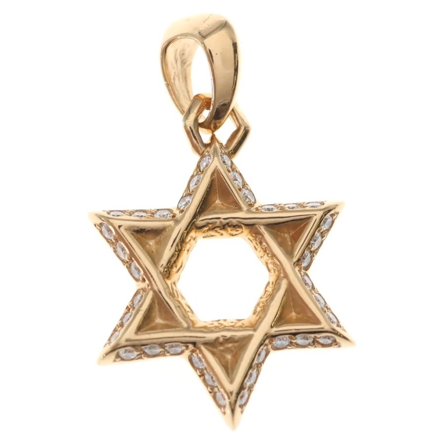CHROME HEARTS（クロムハーツ） 22K STAR OF DAVID PENDANT P D スター 
