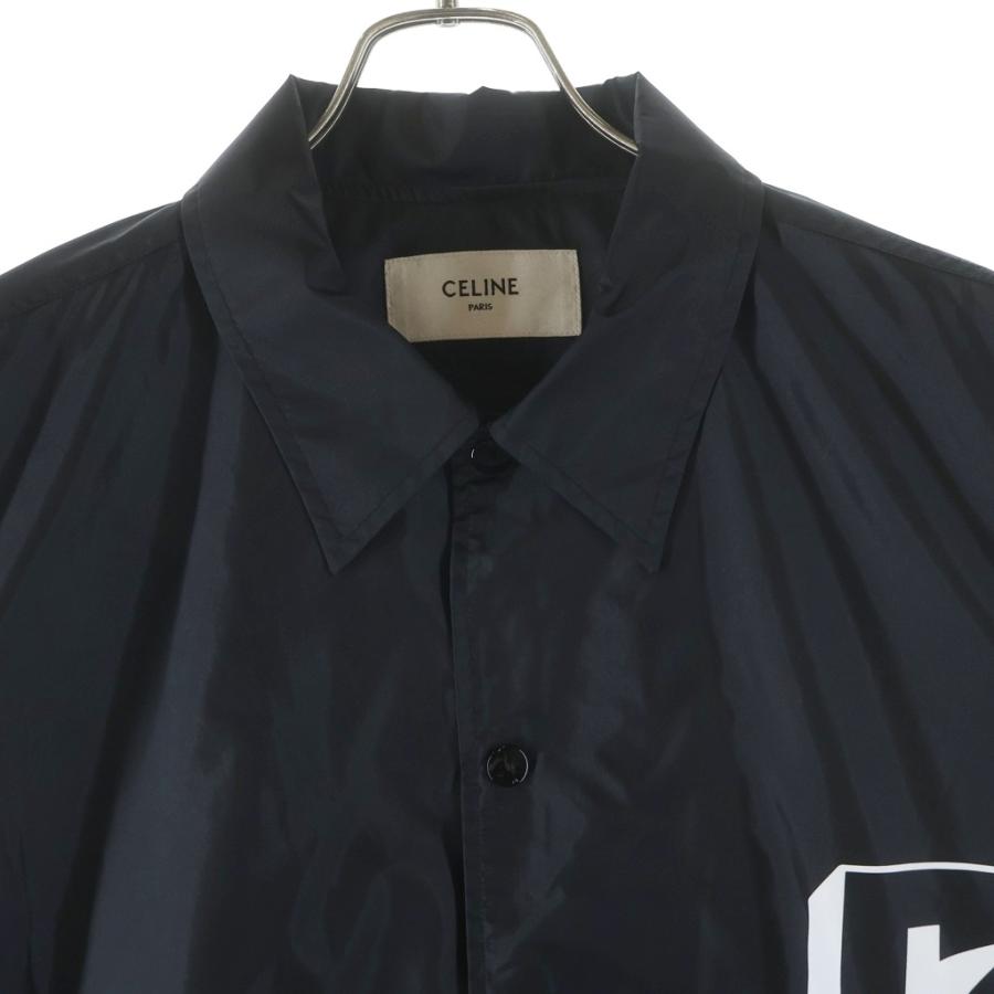 CELINE セリーヌ Coach Jacket ナイロンコーチジャケット ブラック 2W36A495M.38NOの画像