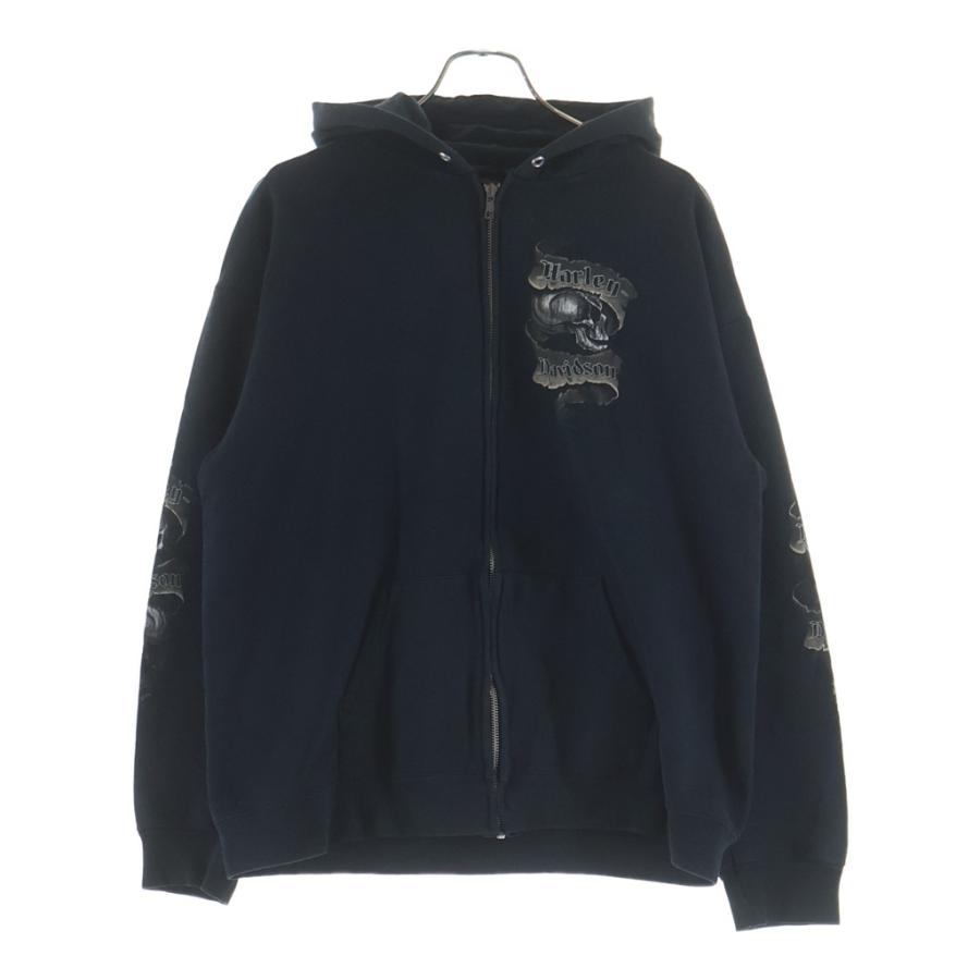 Harley Davidson（ハーレー・ダビッドソン） スカルプリント ジップ 