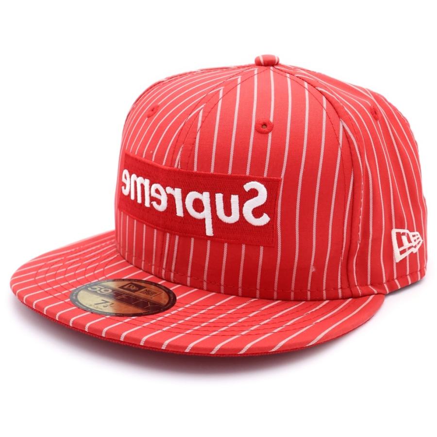 Supreme14SS COMME des GARCONS ニューエラ7 3/8 Supreme（シュプリーム） 14SS × COMME des GARCON SHIRT× New Era
