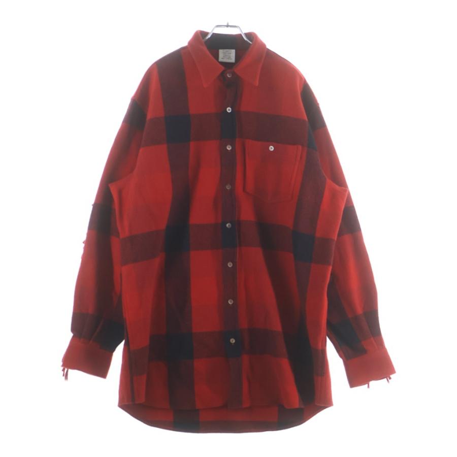 VETEMENTS（ヴェトモン） 19SS Fringe Wool Western Shirt フリンジ 