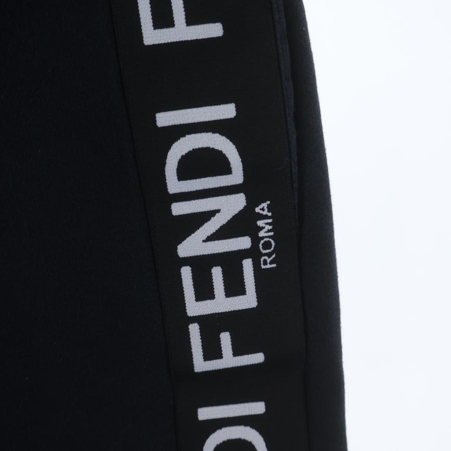 FENDI フェンディ Jogger Pants サイドロゴ スウェットパンツ ジョガーパンツ ブラック FAB146 A49Q FENDI（フェンディ） Jogger Pants サイドロゴ スウェットパンツ