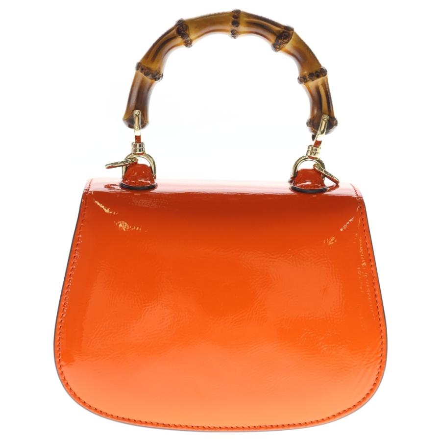 GUCCI（グッチ） Bamboo 1947 Mini Top Handle Bag Patent Leather