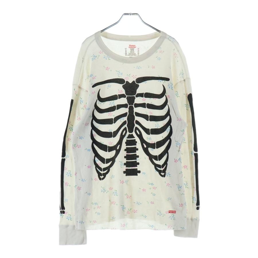 シュプリーム x ヘインズ ボーンズ サーマル 25FW フローラル M 花柄 Supreme（シュプリーム） 25AW Hanes Bones Thermal Crew Floral