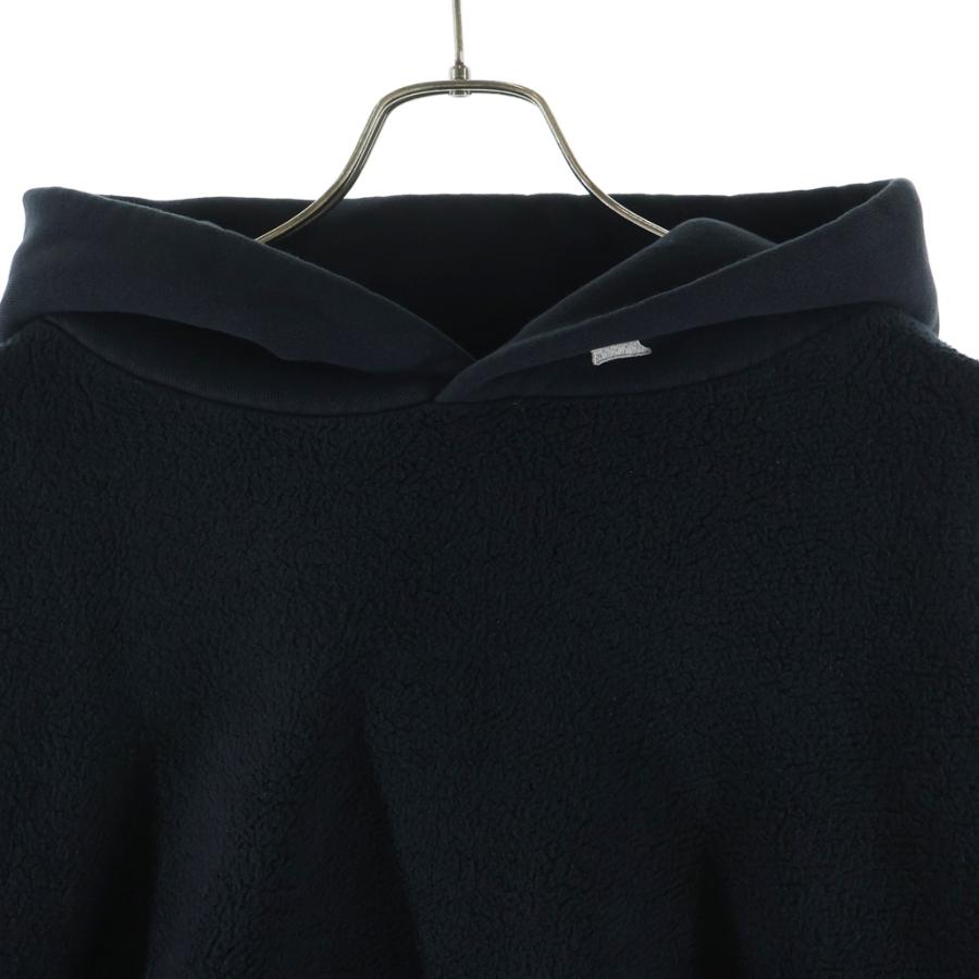NO BRAND ノーブランド SKYLRK(スカイラーク) REVERSE HOODIE リバース プルオーバースウェットパーカー フーディー ブラック_2