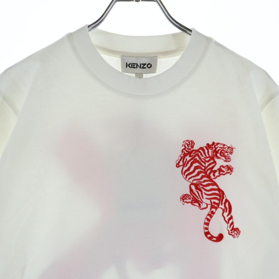 KENZO（ケンゾー） Climbing Tiger Cotton T-Shirt タイガー刺繍 半袖T