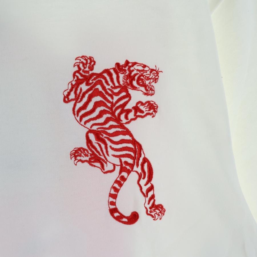 KENZO（ケンゾー） Climbing Tiger Cotton T-Shirt タイガー刺繍 半袖T