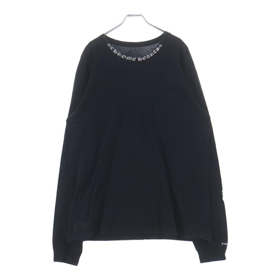 CHROME HEARTS（クロムハーツ） CH L/S T-SHIRT ネックロゴ 長袖T