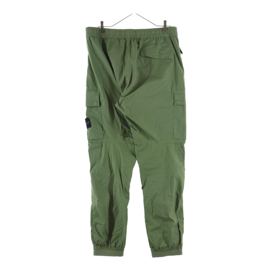 STONE  ストーンアイランド TYPE RE-T Cargo Pants ロゴワッペン付き カーゴパンツ カーキ 761531303 STONE ISLAND（ストーン アイランド） TYPE RE-T Cargo Pants ロゴ