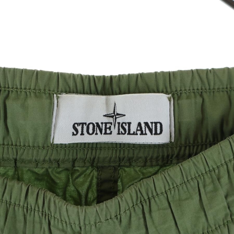 STONE  ストーンアイランド TYPE RE-T Cargo Pants ロゴワッペン カーゴパンツ カーキ 761531303 STONE ISLAND（ストーン アイランド） TYPE RE-T Cargo Pants ロゴ