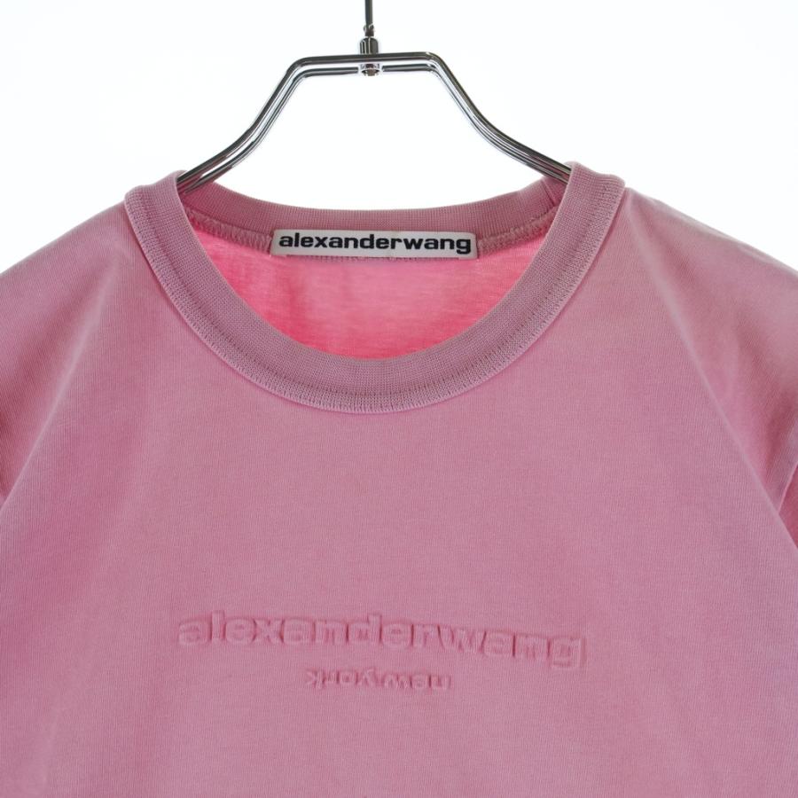 alexanderwang（アレキサンダー・ワン） S/S T-Shirt エンボスロゴ 