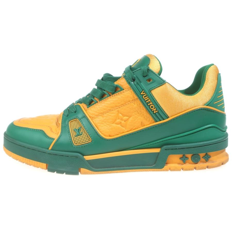 LOUIS VUITTON ルイヴィトン LV Trainer Sneaker LVトレイナー ローカットスニーカー オレンジ/グリーン LOUIS VUITTON（ルイ・ヴィトン） LV Trainer Sneaker LVトレイナー