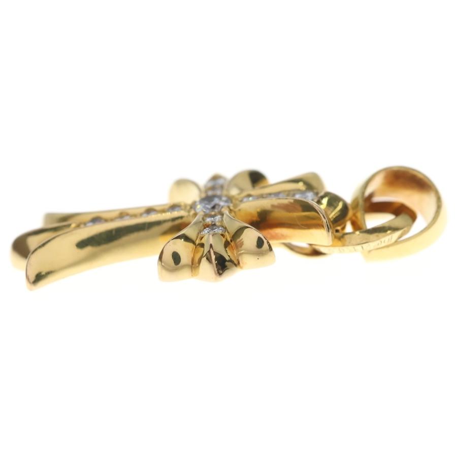 CHROME HEARTS（クロムハーツ） 22K CH CRS SML WBALE P/DIA スモール
