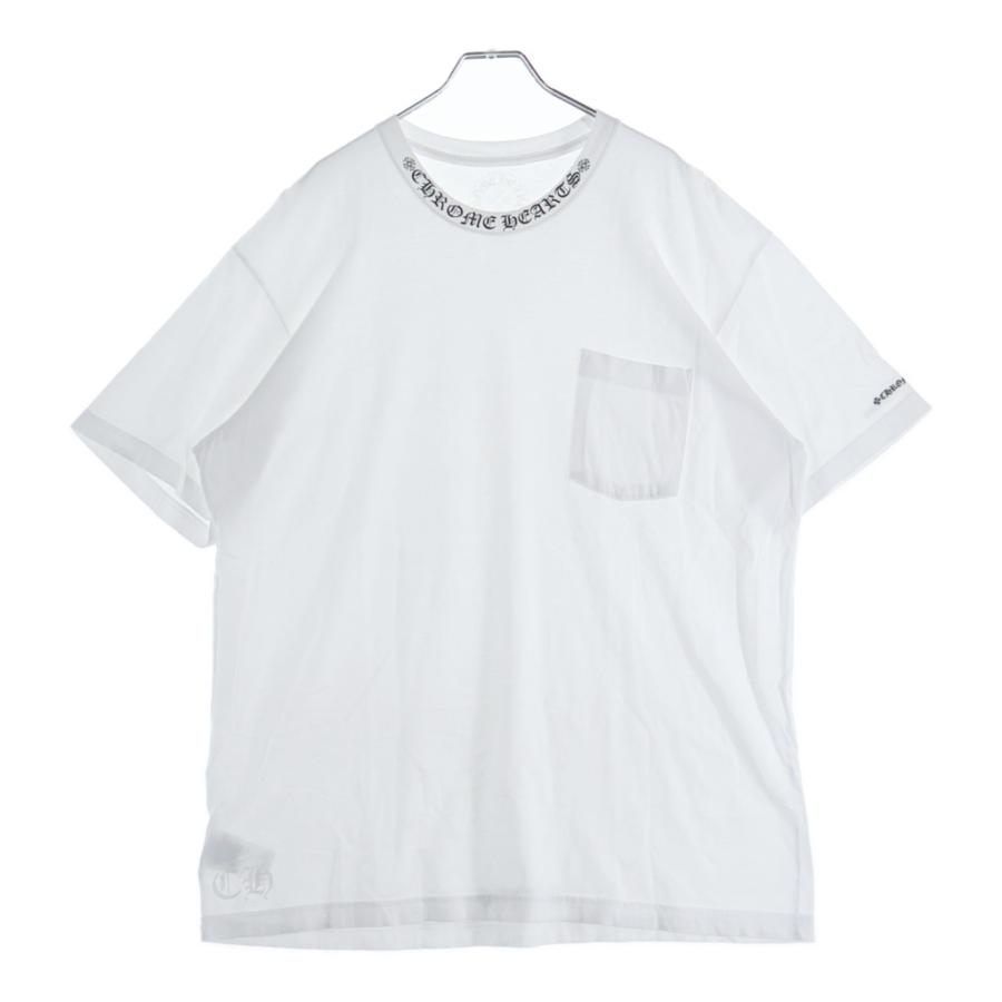 CHROME HEARTS（クロムハーツ） CH T-SHIRT ネックロゴ 半袖Tシャツ