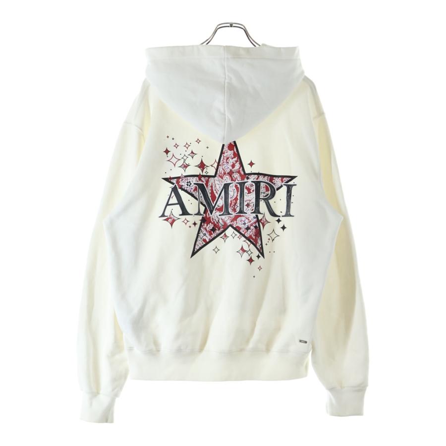 AMIRI（アミリ） ペイズリースタープリント プルオーバーフーディー 