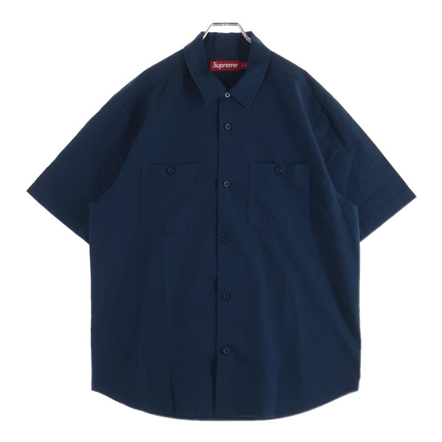 Supreme（シュプリーム） 26SS Cigarette S/S Shirt Navy シガレット