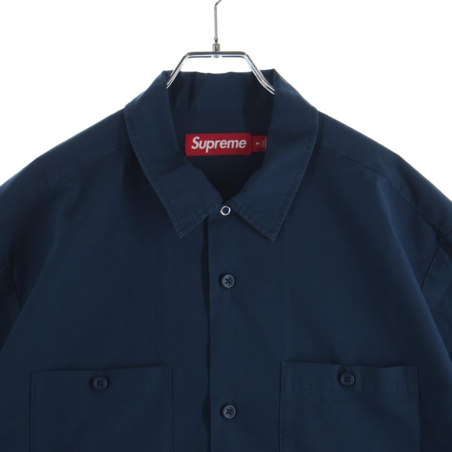 Supreme（シュプリーム） 26SS Cigarette S/S Shirt Navy シガレット