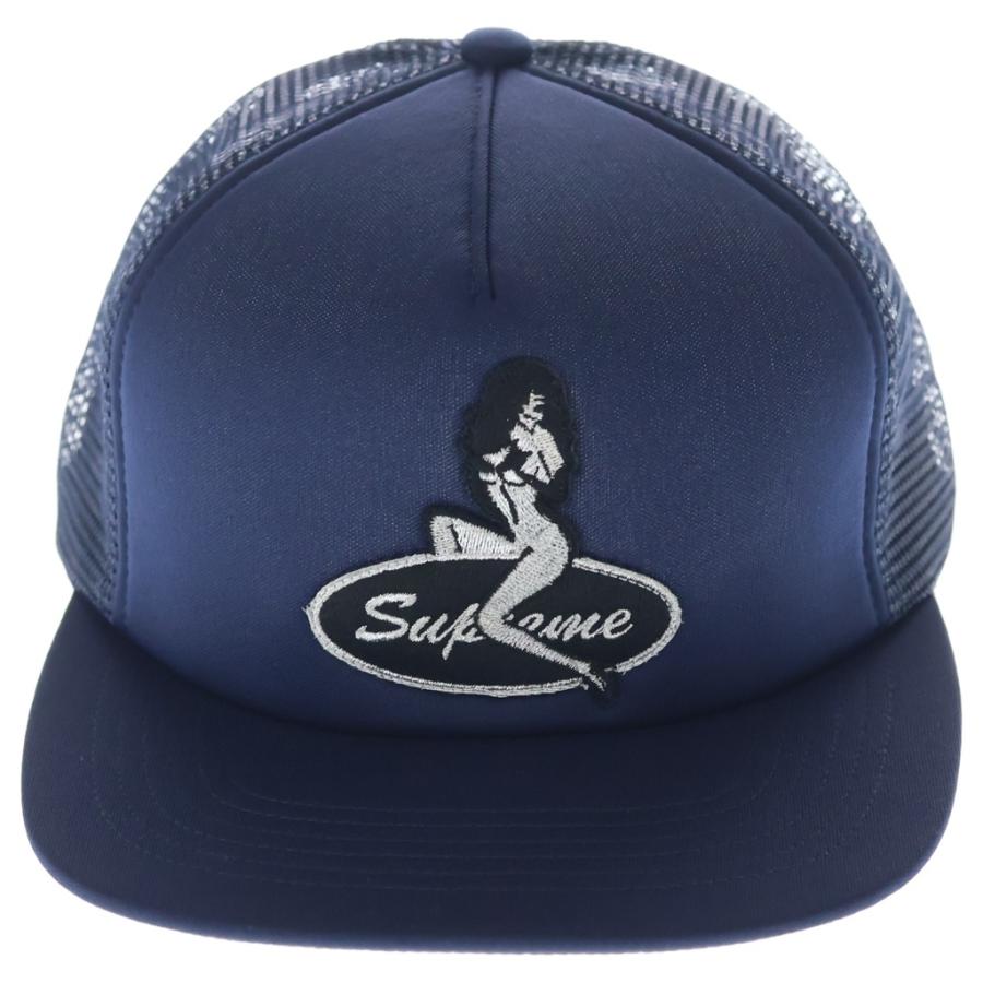Supreme（シュプリーム） 25AW Pinup Mesh Back 5-Panel Navy ピン