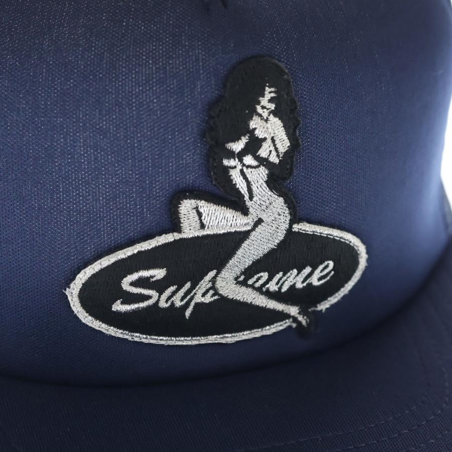 Supreme（シュプリーム） 25AW Pinup Mesh Back 5-Panel Navy ピン