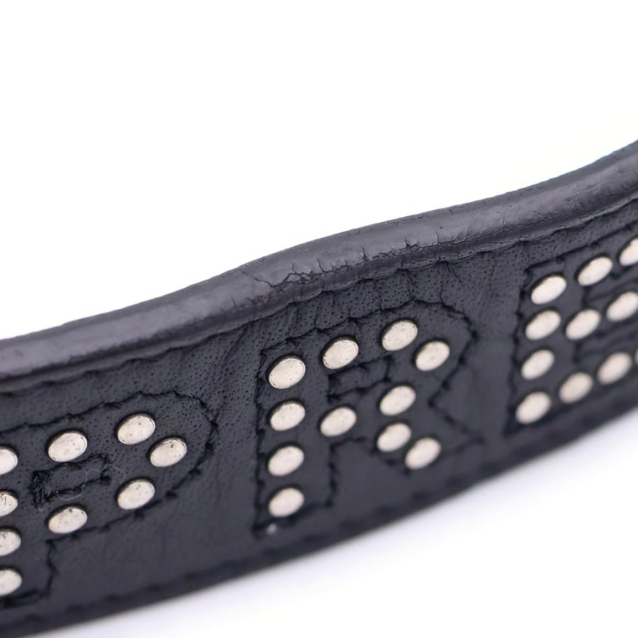 Supreme（シュプリーム） 18SS Studded Logo Belt スタッズ レザー