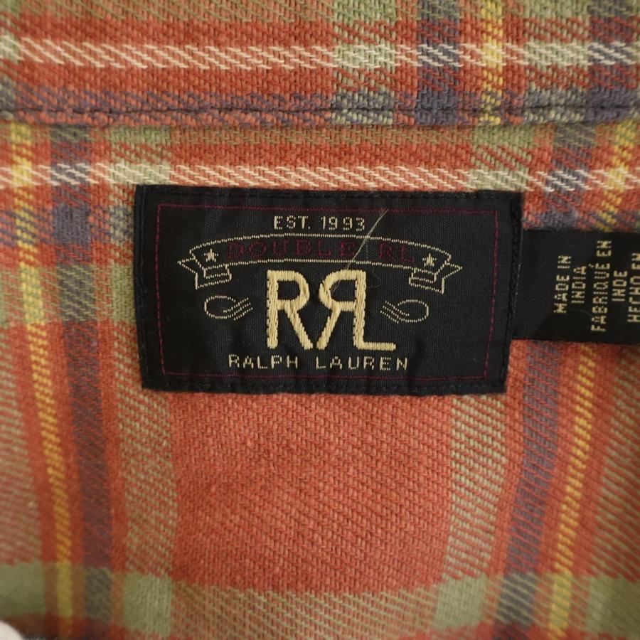 RRL ダブルアールエル Check Twill Work Shirt Red/Blue/Green 長袖