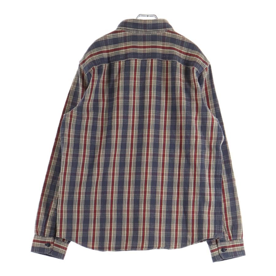 RRL ダブルアールエル Check Twill Work Shirt Blue/Cream/Red 長袖