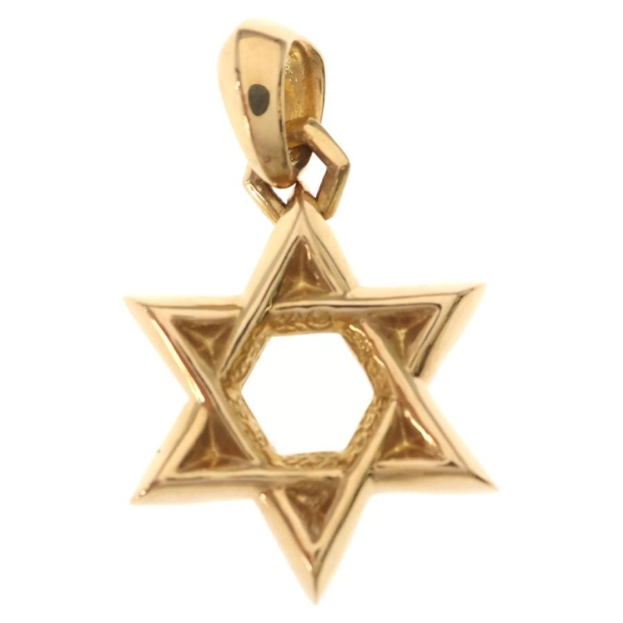CHROME HEARTS クロムハーツ 22K STAR OF DAVID PENDANT P D スターオブダビデ パヴェダイヤモンド ペンダントトップ ゴールド CHROME HEARTS（クロムハーツ） 22K STAR OF DAVID PENDANT P D スター