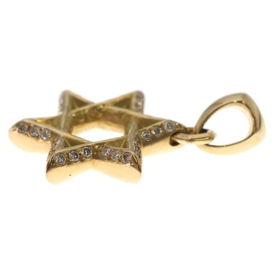 CHROME HEARTS（クロムハーツ） 22K STAR OF DAVID PENDANT P D スター