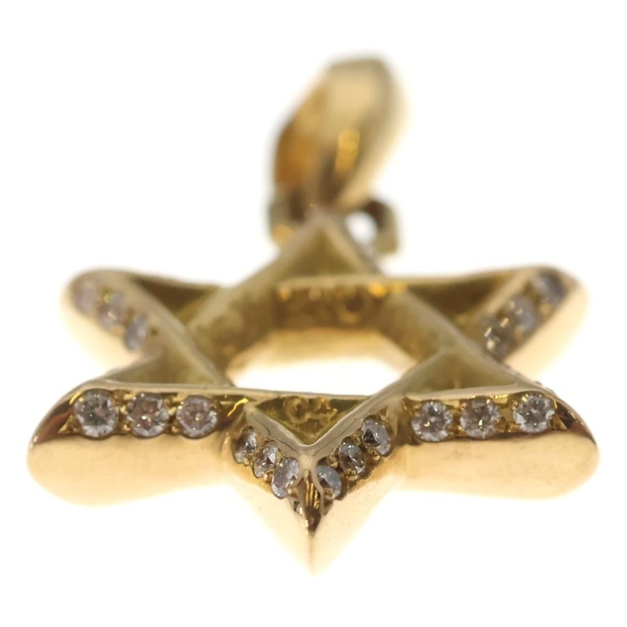 CHROME HEARTS（クロムハーツ） 22K STAR OF DAVID PENDANT P D スター